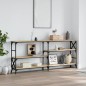 vidaXL Mesa consola madera de ingeniería roble Sonoma 180x29x76,5 cm vidaXL Mesa consola madera de ingeniería roble Sonoma 180x29x76,5 cm
