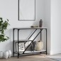 vidaXL Mesa consola madera de ingeniería gris Sonoma 88,5x30x75 cm vidaXL Mesa consola madera de ingeniería gris Sonoma 88,5x30x75 cm