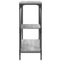 vidaXL Mesa consola madera de ingeniería gris Sonoma 88,5x30x75 cm vidaXL Mesa consola madera de ingeniería gris Sonoma 88,5x30x75 cm
