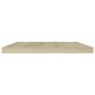vidaXL Estante estantería 4 uds contrachapada roble Sonoma 60x10x1,5cm vidaXL Estante estantería 4 uds contrachapada roble Sonoma 60x10x1,5cm