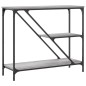 vidaXL Mesa consola madera de ingeniería gris Sonoma 88,5x30x75 cm vidaXL Mesa consola madera de ingeniería gris Sonoma 88,5x30x75 cm
