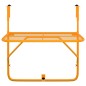 vidaXL Mesa de balcón acero amarillo 60x40 cm vidaXL Mesa de balcón acero amarillo 60x40 cm