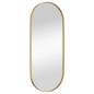 vidaXL Espejo de pared ovalado dorado 25x60 cm vidaXL Espejo de pared ovalado dorado 25x60 cm