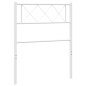 vidaXL Cabecero de metal blanco 80 cm vidaXL Cabecero de metal blanco 80 cm