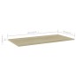 vidaXL Estante estantería 4 uds contrachapada roble Sonoma 80x20x1,5cm vidaXL Estante estantería 4 uds contrachapada roble Sonoma 80x20x1,5cm