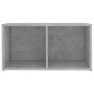 vidaXL Muebles de salón de pared 2 pzs madera ingeniería gris hormigón