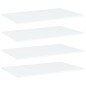 vidaXL Estantes para estantería 4 uds contrachapada blanco 80x50x1,5cm vidaXL Estantes para estantería 4 uds contrachapada blanco 80x50x1,5cm