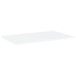 vidaXL Estantes para estantería 4 uds contrachapada blanco 80x50x1,5cm