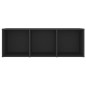 vidaXL Muebles de salón 2 piezas madera ingeniería gris 107x35x37 cm