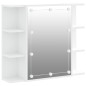 vidaXL Mueble con espejo y luces LED blanco 70x16,5x60 cm vidaXL Mueble con espejo y luces LED blanco 70x16,5x60 cm