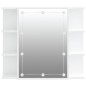 vidaXL Mueble con espejo y luces LED blanco 70x16,5x60 cm vidaXL Mueble con espejo y luces LED blanco 70x16,5x60 cm