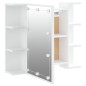 vidaXL Mueble con espejo y luces LED blanco 70x16,5x60 cm vidaXL Mueble con espejo y luces LED blanco 70x16,5x60 cm