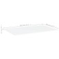 vidaXL Estantes para estantería 4 uds contrachapada blanco 80x50x1,5cm vidaXL Estantes para estantería 4 uds contrachapada blanco 80x50x1,5cm