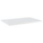 vidaXL Estante estantería 4uds contrachapada blanco brillo 60x40x1,5cm vidaXL Estante estantería 4uds contrachapada blanco brillo 60x40x1,5cm