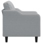 vidaXL Sillón de tela gris claro 60 cm vidaXL Sillón de tela gris claro 60 cm