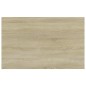 vidaXL Estante estantería 4 uds contrachapada roble Sonoma 80x50x1,5cm