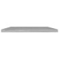 vidaXL Estante para estantería 4 uds madera gris hormigón 100x30x1,5cm vidaXL Estante para estantería 4 uds madera gris hormigón 100x30x1,5cm