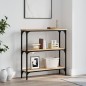 vidaXL Mesa consola madera de ingeniería roble Sonoma 75x22,5x75 cm