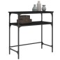vidaXL Mesa consola madera de ingeniería negra 75x35,5x75 cm vidaXL Mesa consola madera de ingeniería negra 75x35,5x75 cm