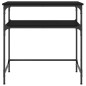 vidaXL Mesa consola madera de ingeniería negra 75x35,5x75 cm vidaXL Mesa consola madera de ingeniería negra 75x35,5x75 cm