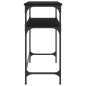 vidaXL Mesa consola madera de ingeniería negra 75x35,5x75 cm vidaXL Mesa consola madera de ingeniería negra 75x35,5x75 cm