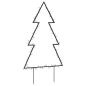 vidaXL Árbol de Navidad luces decorativas con estacas 80 LED 60 cm vidaXL Árbol de Navidad luces decorativas con estacas 80 LED 60 cm