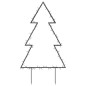 vidaXL Árbol de Navidad luces decorativas con estacas 80 LED 60 cm vidaXL Árbol de Navidad luces decorativas con estacas 80 LED 60 cm