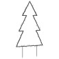 vidaXL Árbol de Navidad luces decorativas con estacas 80 LED 60 cm vidaXL Árbol de Navidad luces decorativas con estacas 80 LED 60 cm
