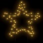vidaXL Estrella de luz decorativa Navidad con estacas 80 LED 60 cm vidaXL Estrella de luz decorativa Navidad con estacas 80 LED 60 cm
