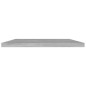 vidaXL Estante para estantería 4 uds madera gris hormigón 100x20x1,5cm vidaXL Estante para estantería 4 uds madera gris hormigón 100x20x1,5cm