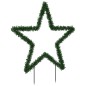 vidaXL Estrella de luz decorativa Navidad con estacas 80 LED 60 cm vidaXL Estrella de luz decorativa Navidad con estacas 80 LED 60 cm