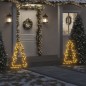 vidaXL Árbol de Navidad luces decorativas con estacas 115 LED 90 cm vidaXL Árbol de Navidad luces decorativas con estacas 115 LED 90 cm