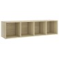 vidaXL Muebles de salón 3 piezas madera de ingeniería roble Sonoma