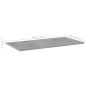 vidaXL Estante estantería 4uds contrachapada gris hormigón 80x40x1,5cm vidaXL Estante estantería 4uds contrachapada gris hormigón 80x40x1,5cm