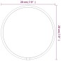 vidaXL Espejo de pared redondo plateado Ø20 cm vidaXL Espejo de pared redondo plateado Ø20 cm