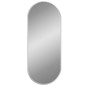 vidaXL Espejo de pared ovalado plateado 60x25 cm vidaXL Espejo de pared ovalado plateado 60x25 cm