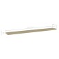 vidaXL Estante estantería 4 uds contrachapada roble Sonoma 80x10x1,5cm vidaXL Estante estantería 4 uds contrachapada roble Sonoma 80x10x1,5cm