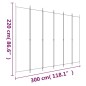 vidaXL Biombo divisor de 6 paneles de tela marrón 300x220 cm vidaXL Biombo divisor de 6 paneles de tela marrón 300x220 cm