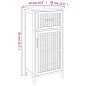 vidaXL Mueble de baño madera maciza de nogal 42x29x82 cm vidaXL Mueble de baño madera maciza de nogal 42x29x82 cm