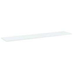 vidaXL Estantes para estantería 4uds contrachapada blanco 100x20x1,5cm