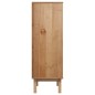 vidaXL Aparador de madera maciza de pino 85x43x125 cm