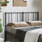 vidaXL Cabecero de metal negro 135 cm vidaXL Cabecero de metal negro 135 cm