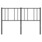 vidaXL Cabecero de metal negro 135 cm vidaXL Cabecero de metal negro 135 cm