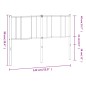 vidaXL Cabecero de metal negro 135 cm vidaXL Cabecero de metal negro 135 cm
