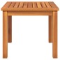 vidaXL Mesa de centro de madera maciza de acacia 40x40x36 cm