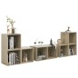 vidaXL Muebles de salón 6 piezas madera de ingeniería roble Sonoma