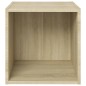 vidaXL Muebles de salón 6 piezas madera de ingeniería roble Sonoma