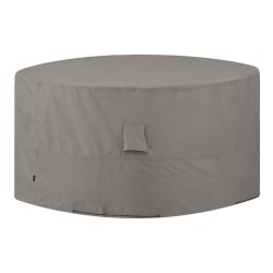 Madison Funda para muebles de jardín 320 cm redonda gris