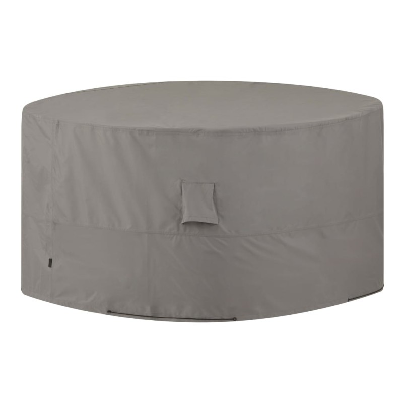 Madison Funda para muebles de jardín 320 cm redonda gris