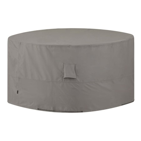 Madison Funda para muebles de jardín 320 cm redonda gris